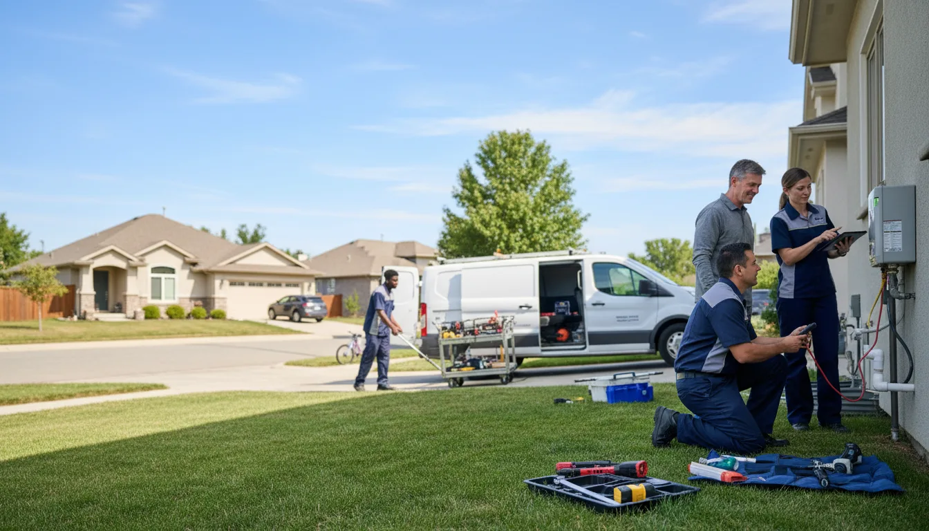 Tankless water heater service in Lacarne, OH